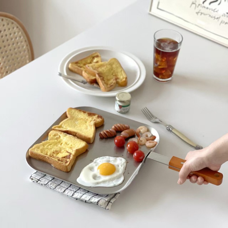 Egg Cooker Rapid - Sartén para Desayuno de Acero Inoxidable