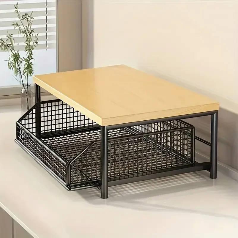 Kitchen Appliances Countertop - Organizador moderno para estantes de microondas,