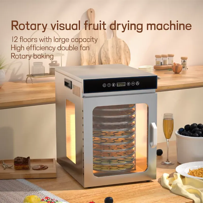 Dehydrator Tray Electric - Deshidratador de Alimentos Eléctrico Rotatorio de