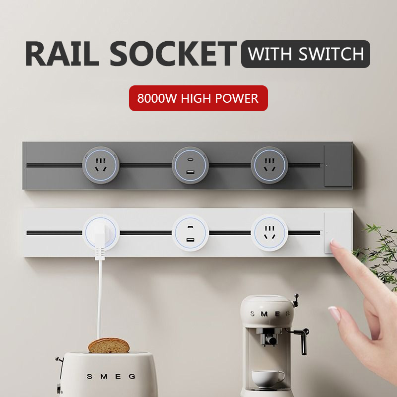 Kitchen Appliances Uk - Enchufe de pista con interruptor, toma