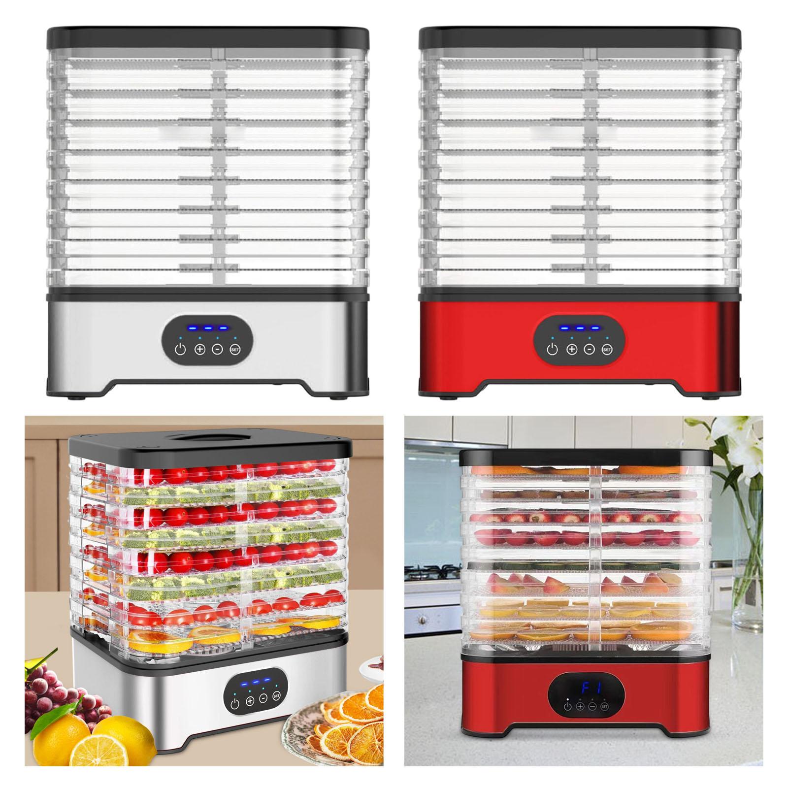 Dehydrator Tray Electric - Deshidratador de alimentos ajustable, incluye libro