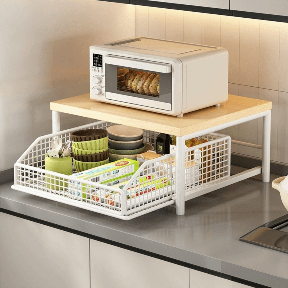 Soporte multifuncional con caj - Kitchen Appliances Countertop reseña y precio