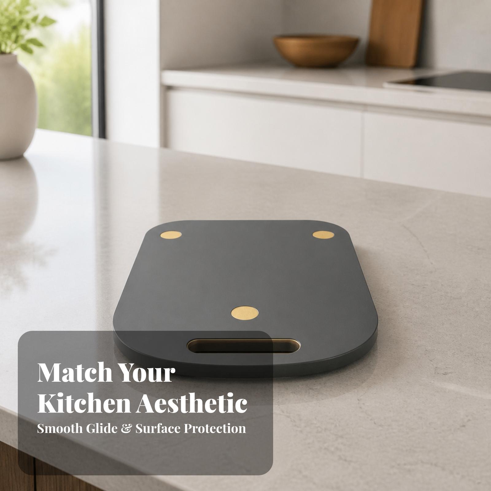 Bandeja deslizante con base pa - Kitchen Appliances Countertop reseña y precio