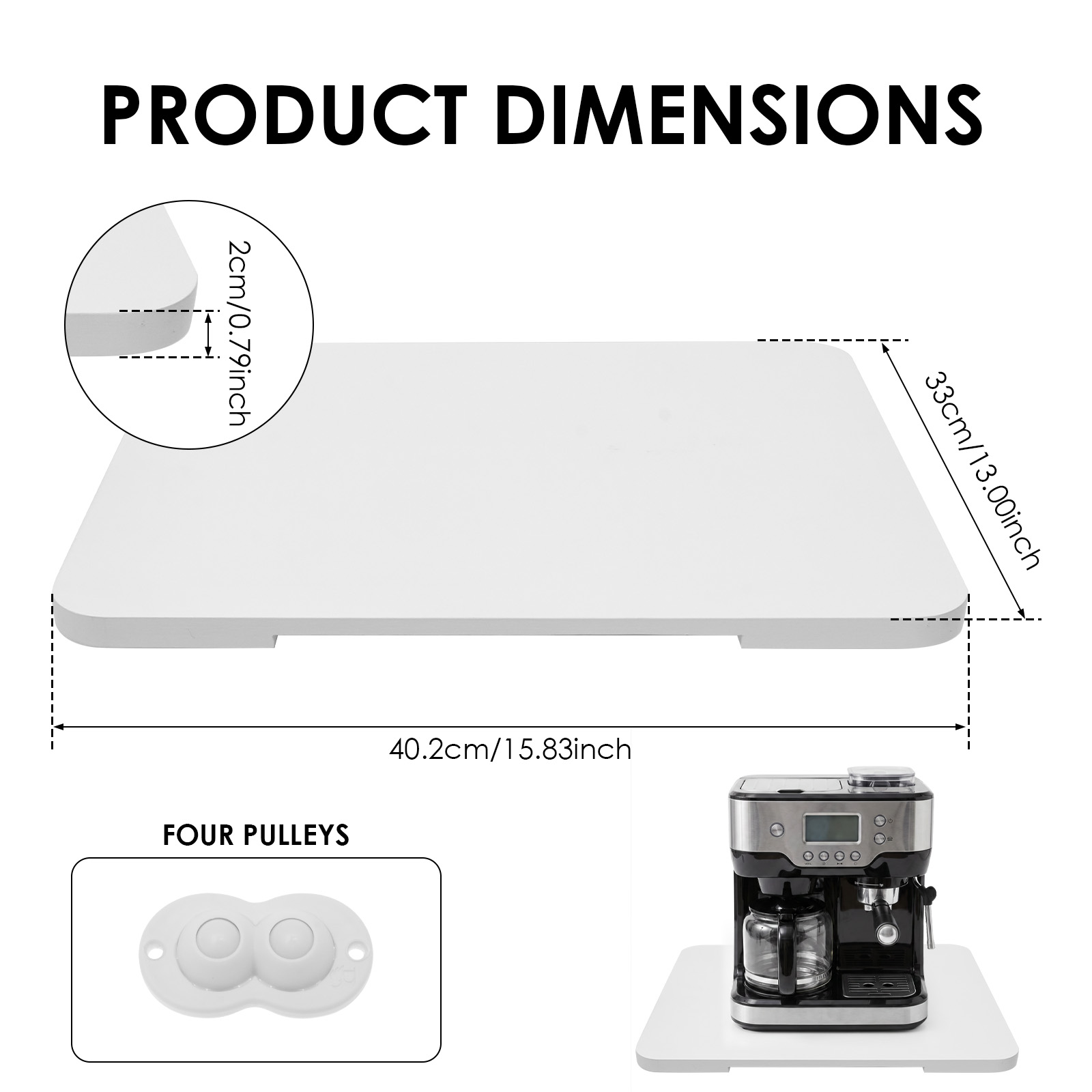 Bandeja Deslizante para Electr - Kitchen Appliances Countertop reseña y precio