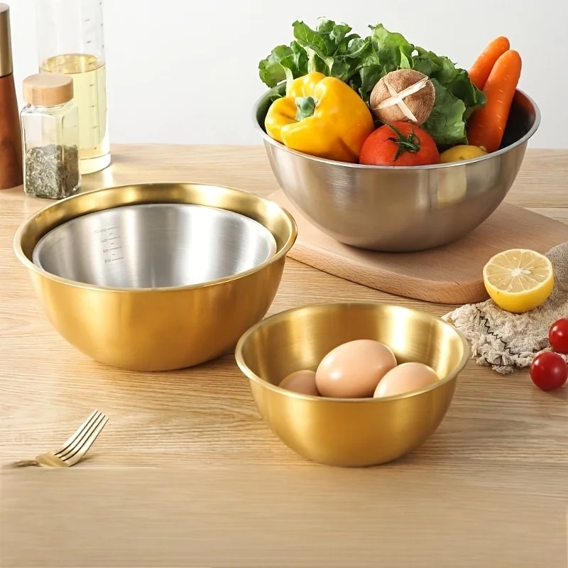 Juego de 3 Tazones de Acero In - Kitchen Appliances Store reseña y precio